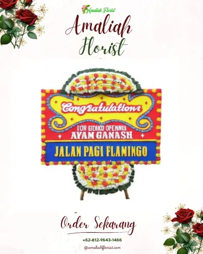 Bunga Papan Congratulation di Dawan Kelod